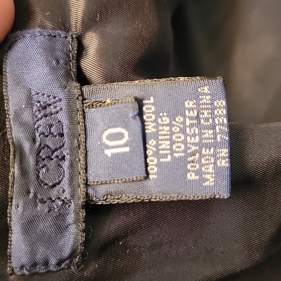 J. Crew Women's Black Super 120's 100% Wool Blazer Jacket 2 Button Size 10 EUC! - Picture 5 of 10